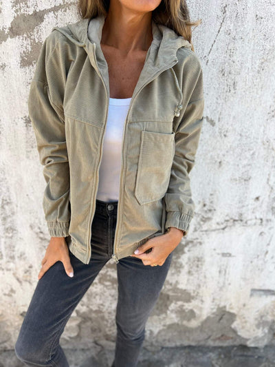 Audrey - Casual Jacket with Hood