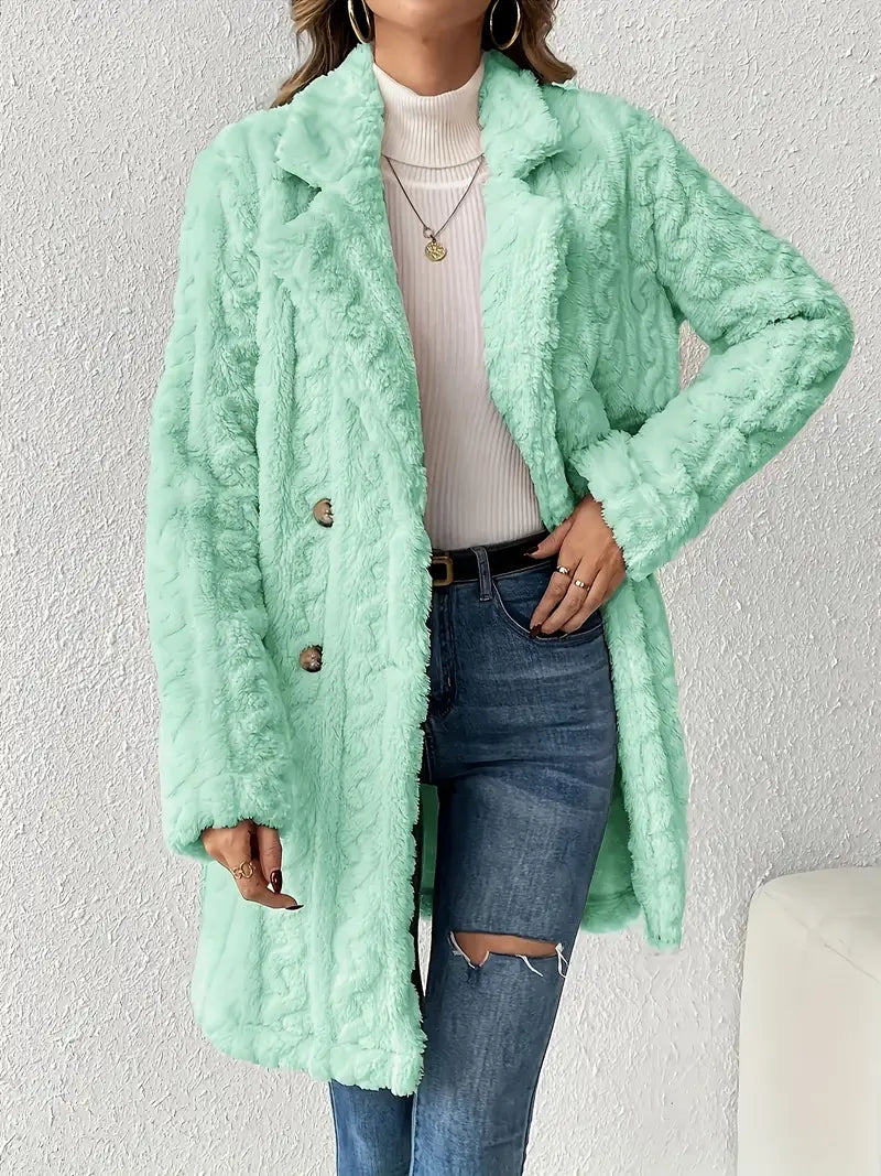Léa - Cozy Faux Fur Coat