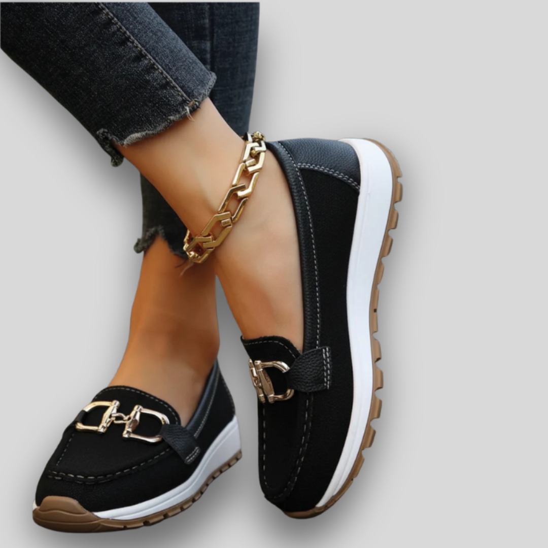 Ellie - Elegant Moccasin Suede