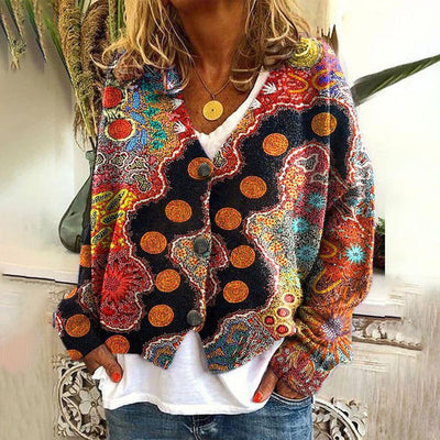 Zoe - Vibrant Bohemian Sweater