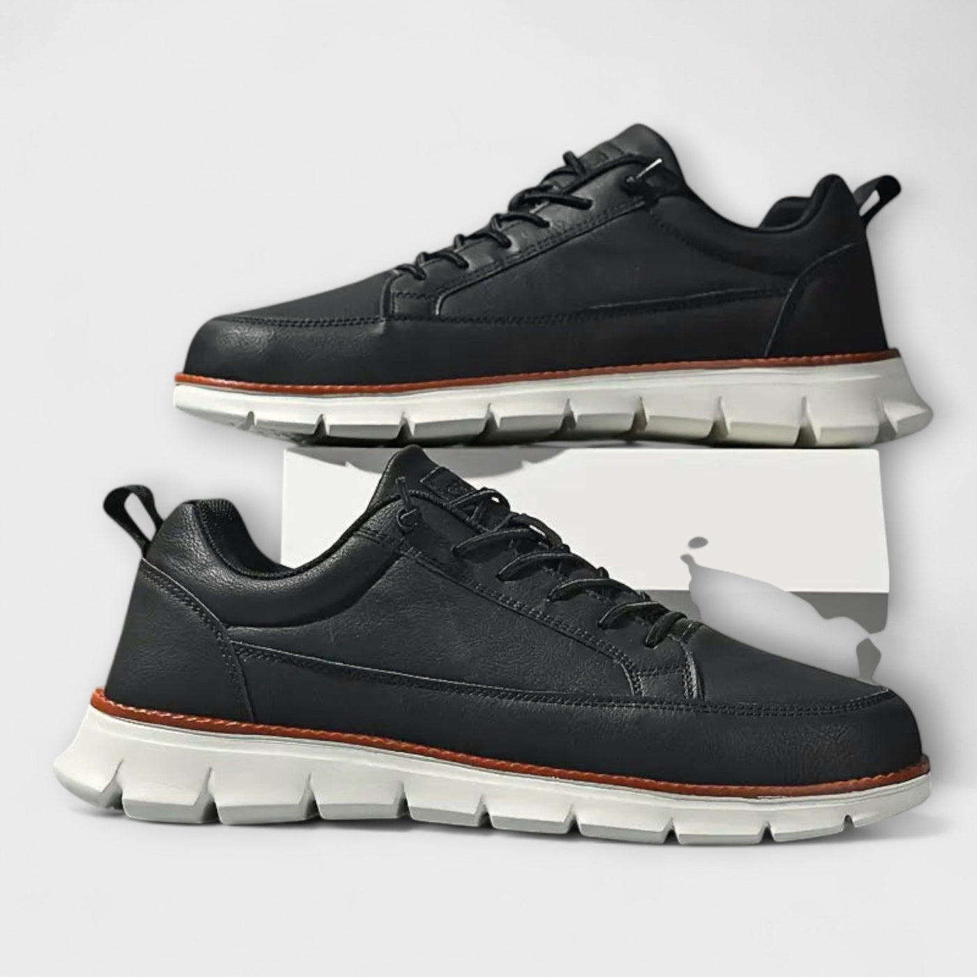 ALEXANDER | Stylish Leather Sneakers with Orthopedic Comfort