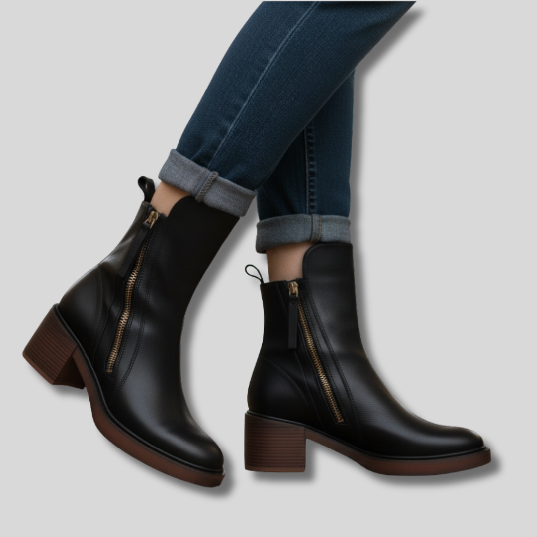 Valorine - Elégantes Bottes En Cuir