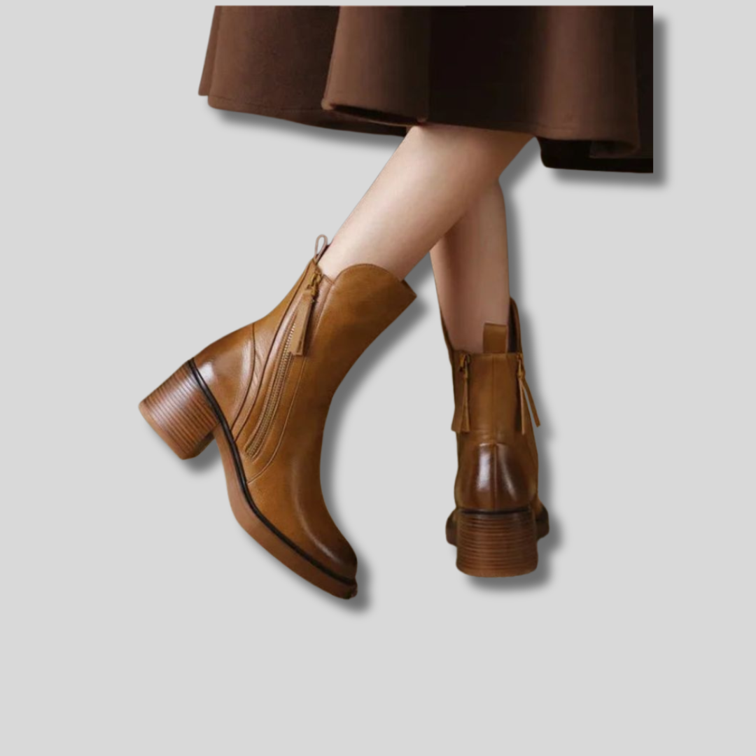 Valorine - Elégantes Bottes En Cuir