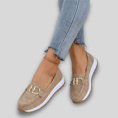 Ellie - Elegant Moccasin Suede