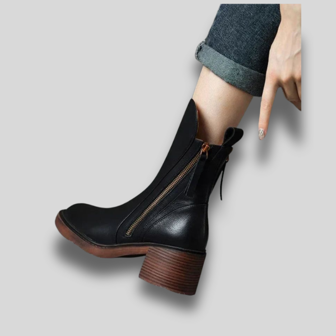 Valorine - Elégantes Bottes En Cuir