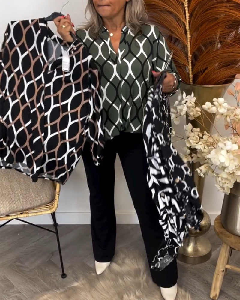 Noor - Stylish Graphic Blouse