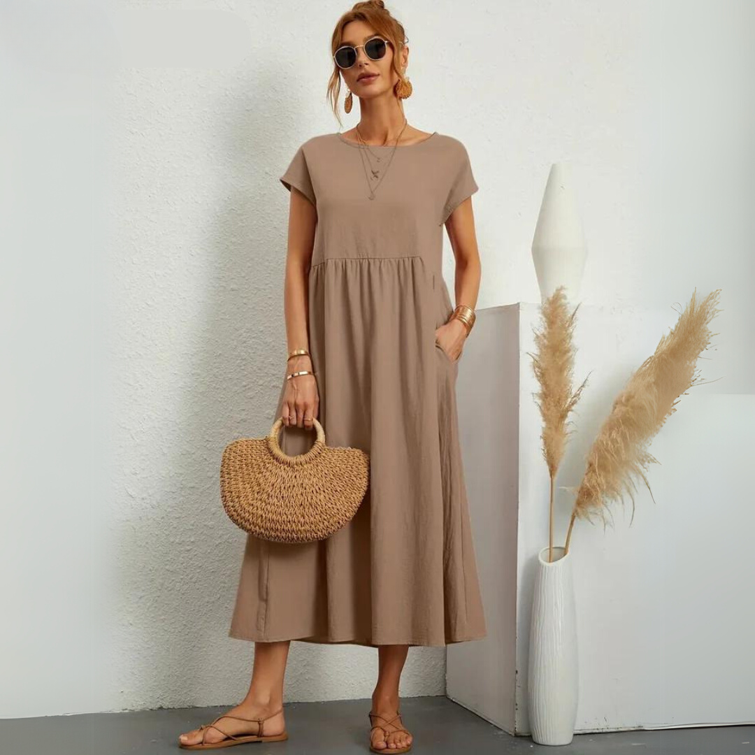 Isla - Effortless Casual Midi Dress