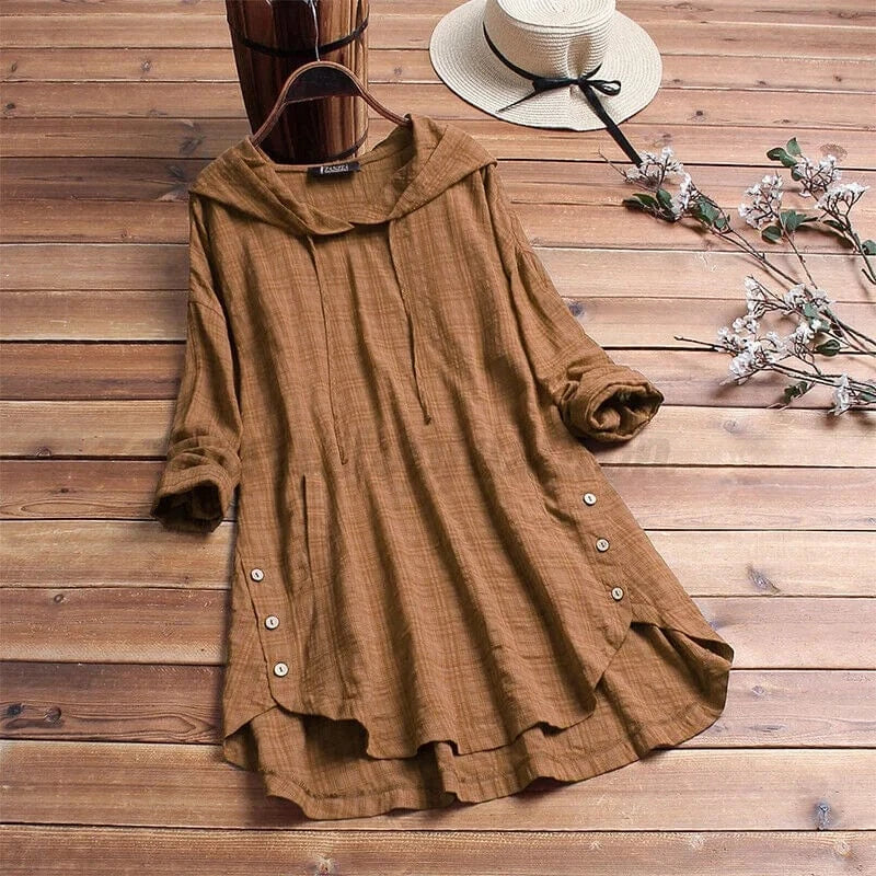 Grandia - Boho Chic Tunic Hoodie