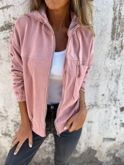 Audrey - Casual Jacket with Hood