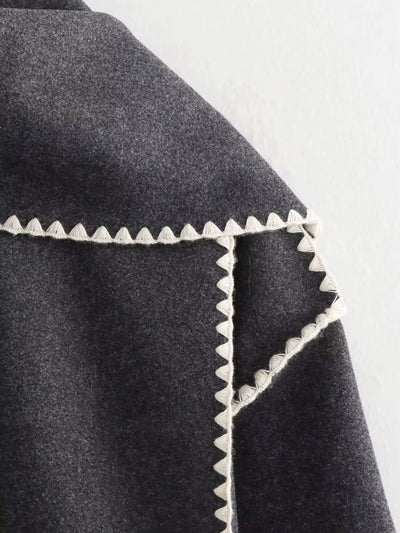 Antoinette - Chic Tweed Wool Coat