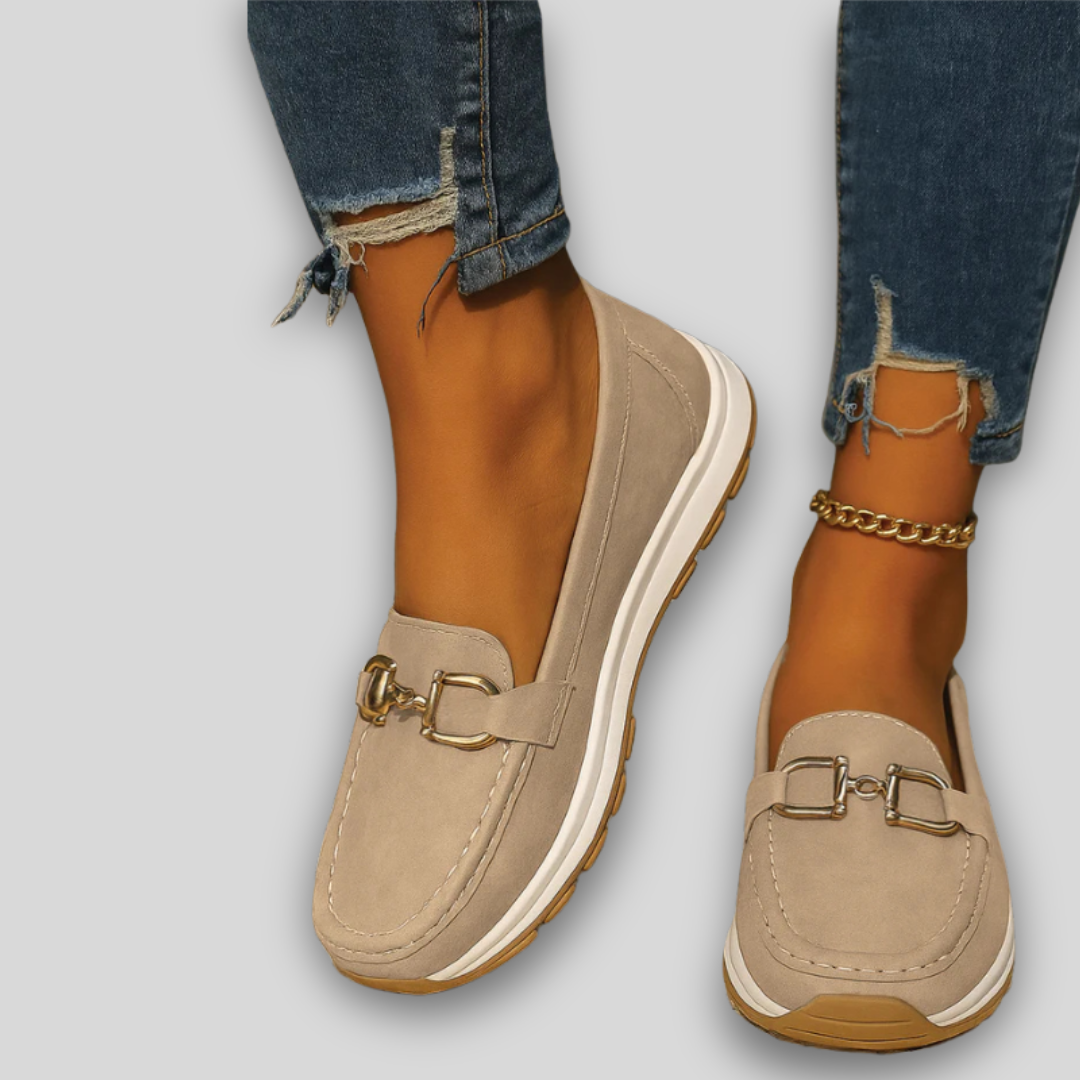 Ellie - Elegant Moccasin Suede