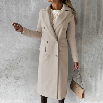 Aurelia – Luxurious Wool Trench Coat