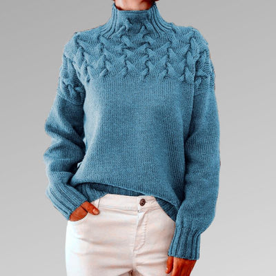 Ciana - Timeless Cable Knit Sweater