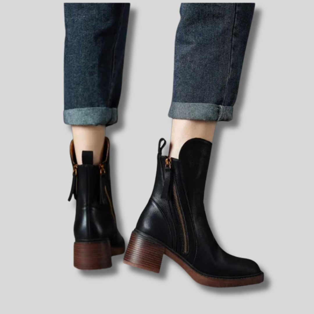 Valorine - Elégantes Bottes En Cuir