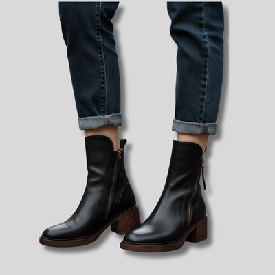Valorine - Elégantes Bottes En Cuir