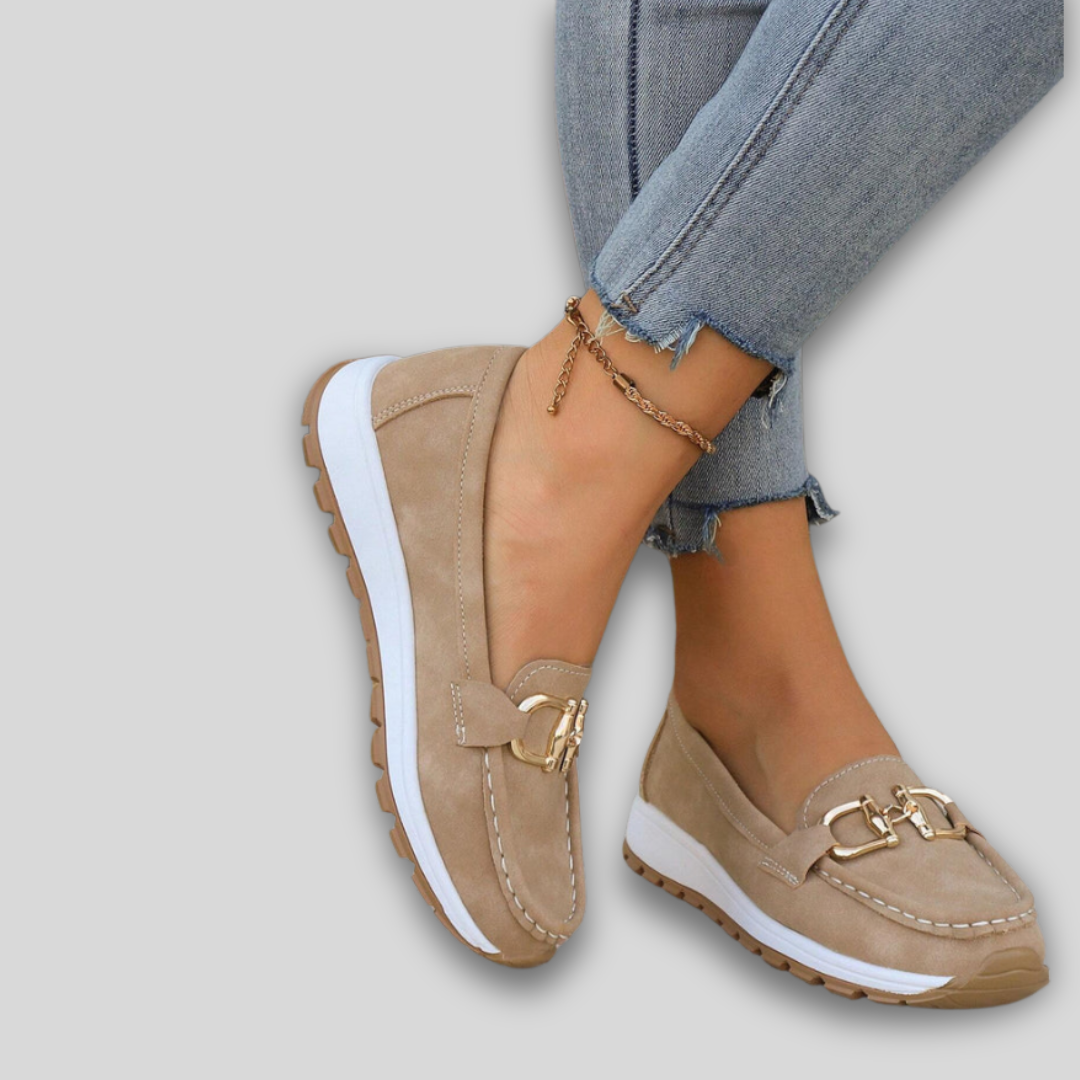 Ellie - Elegant Moccasin Suede