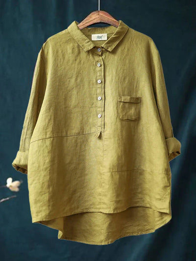 Rhea - Timeless Linen Shirt