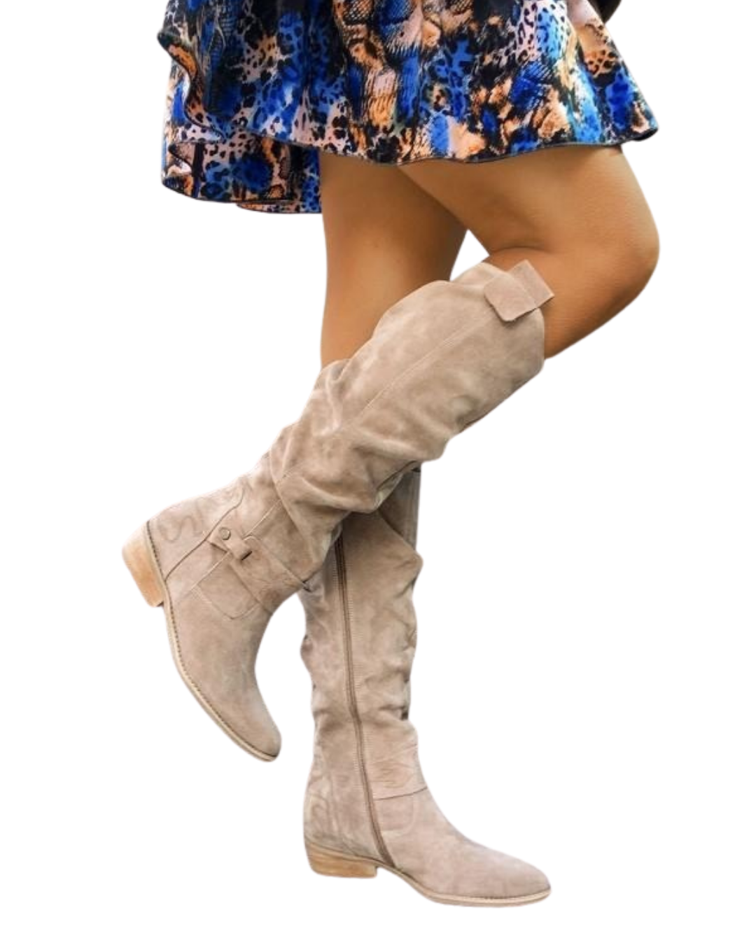 Lina – Comfortable, warm suede boots for women