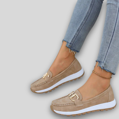 Ellie - Elegant Moccasin Suede