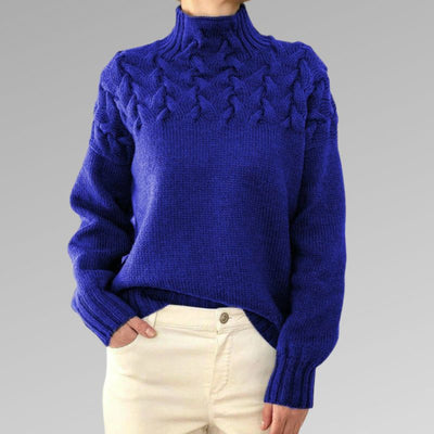 Ciana - Timeless Cable Knit Sweater