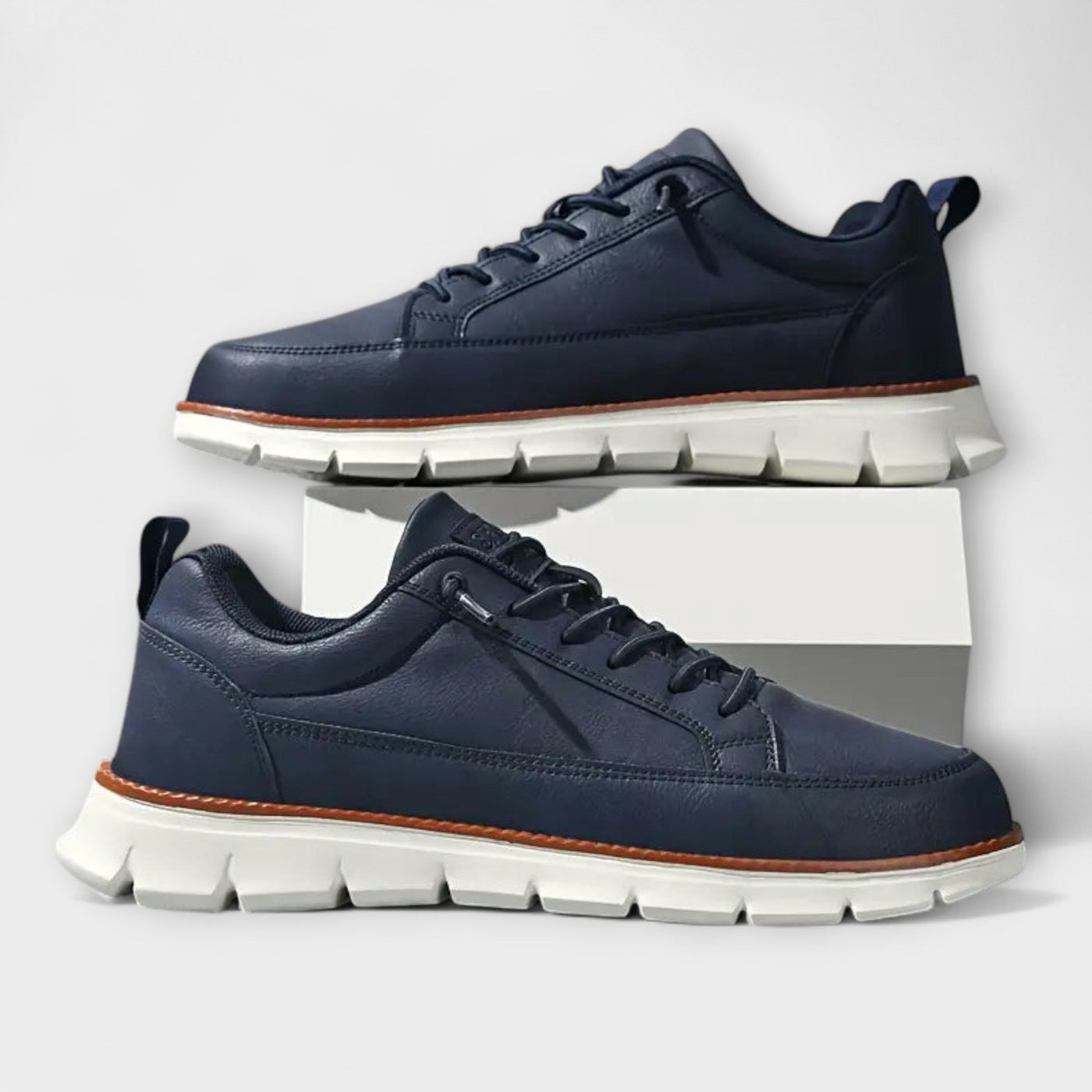 ALEXANDER | Stylish Leather Sneakers with Orthopedic Comfort