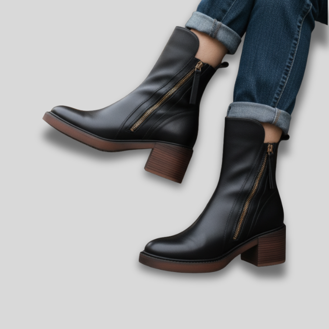 Valorine - Elégantes Bottes En Cuir