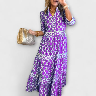 Donna - Chic Chain Midi Dress
