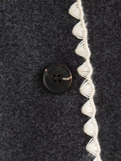 Antoinette - Chic Tweed Wool Coat