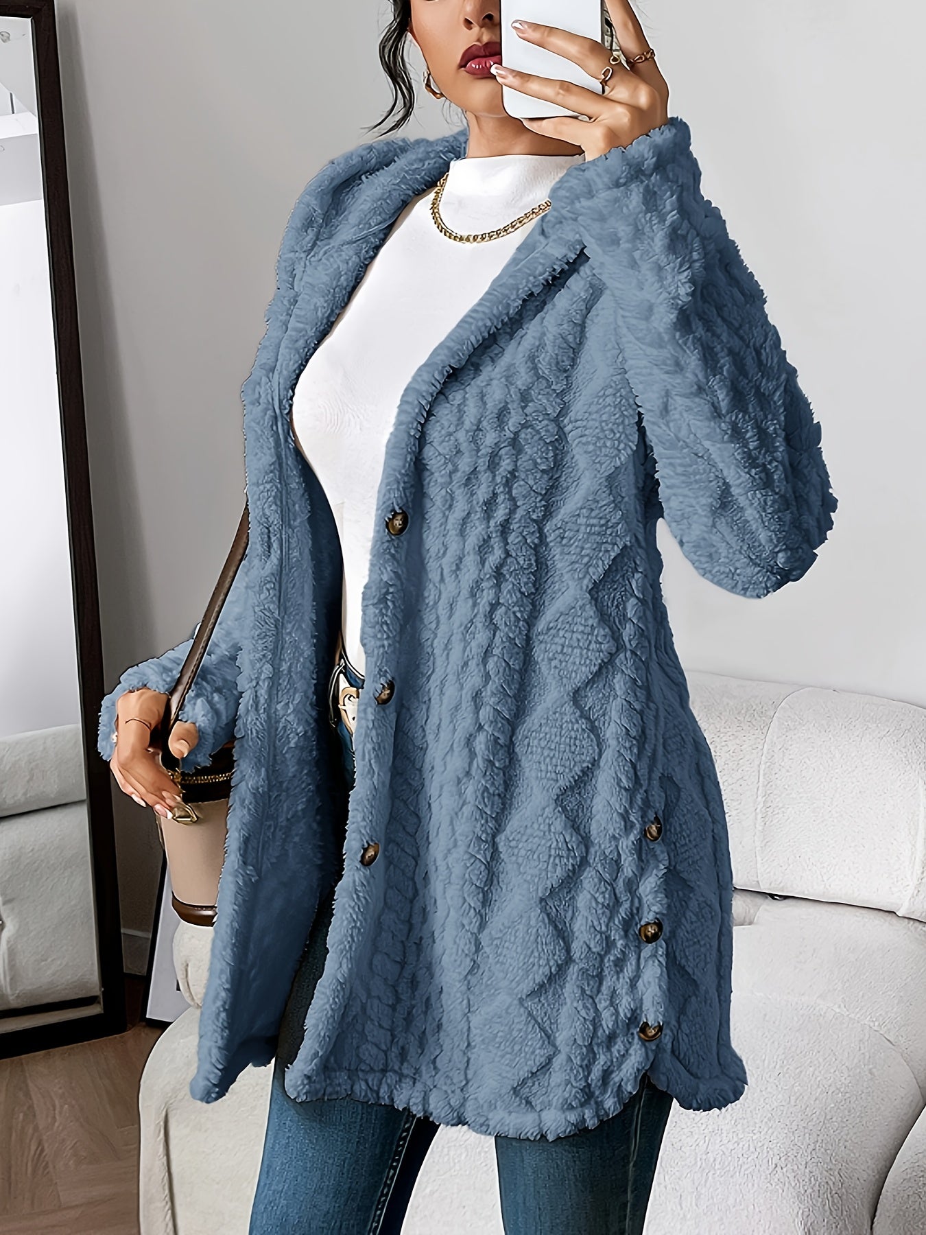 Dana - Cozy Hooded Cardigan