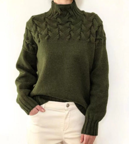 Ciana - Timeless Cable Knit Sweater