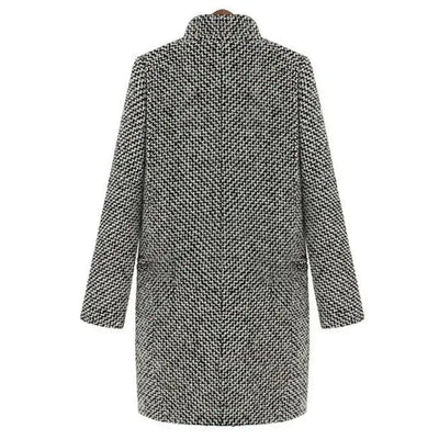 Audrey - Timeless Houndstooth Coat