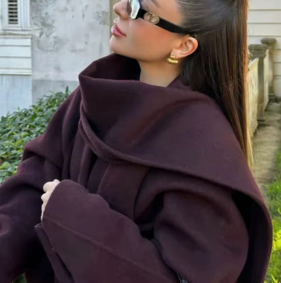 Bordeaux - Wrap Coat