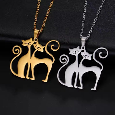 Cleo - Cute Cat Pendant Necklace