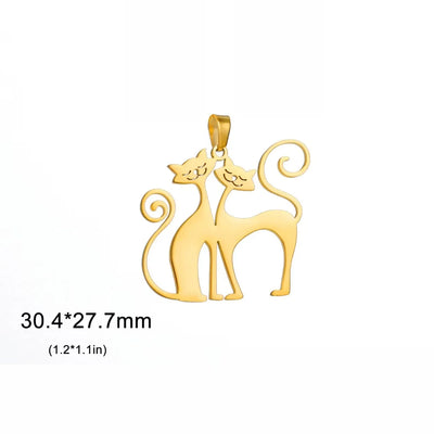 Cleo - Cute Cat Pendant Necklace