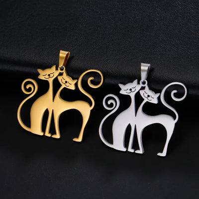 Cleo - Cute Cat Pendant Necklace