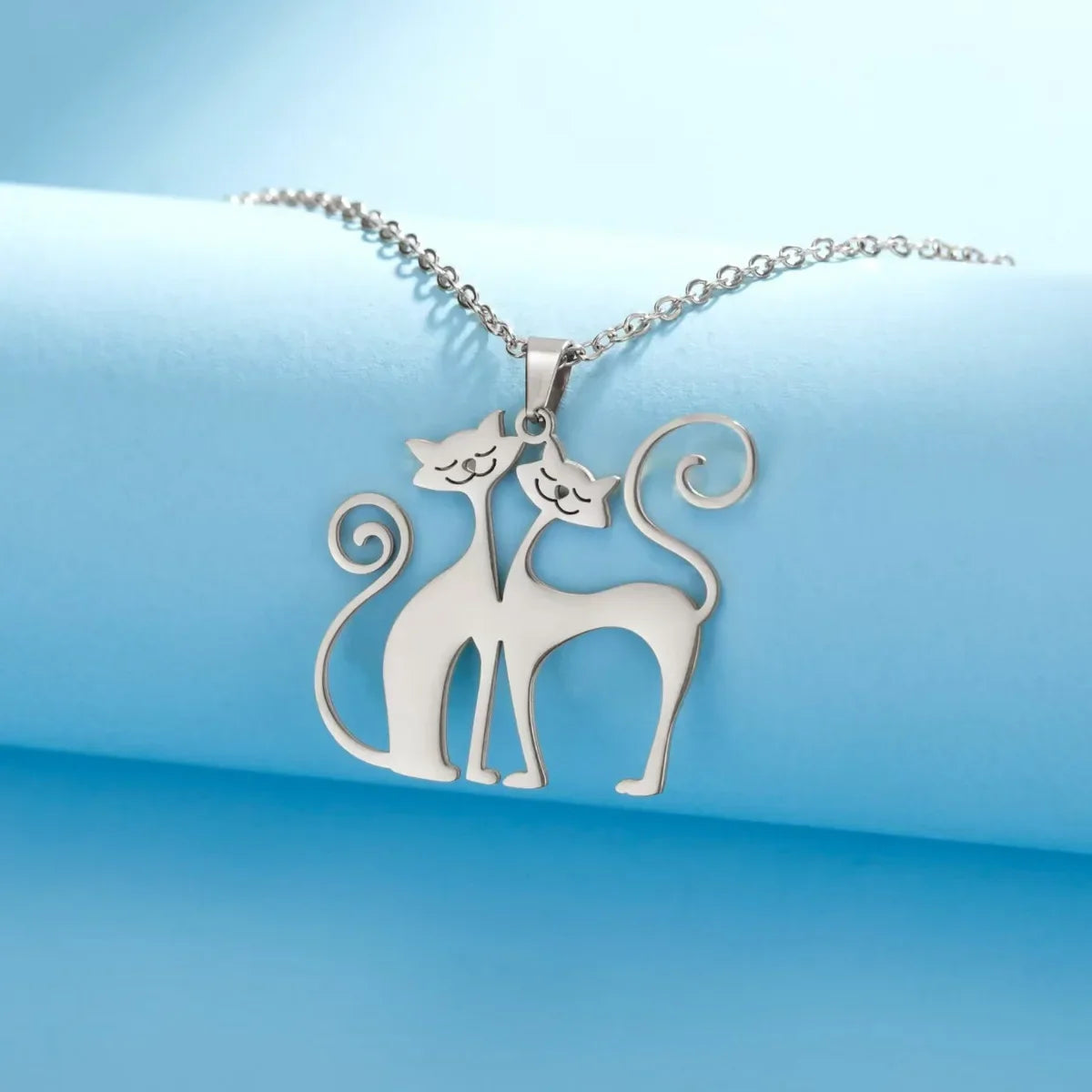 Cleo - Cute Cat Pendant Necklace