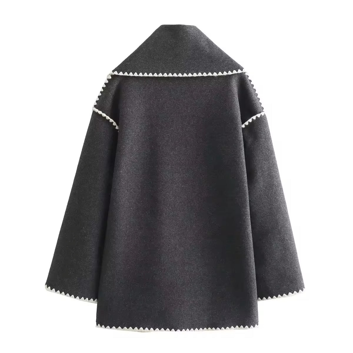 Antoinette - Chic Tweed Wool Coat