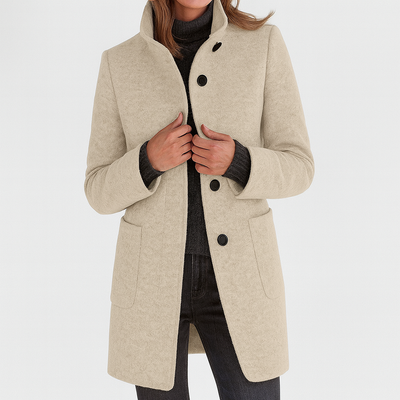Marionne - Elegant Wool Blend Jacket