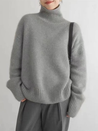 Linen - Versatile Spring Turtleneck
