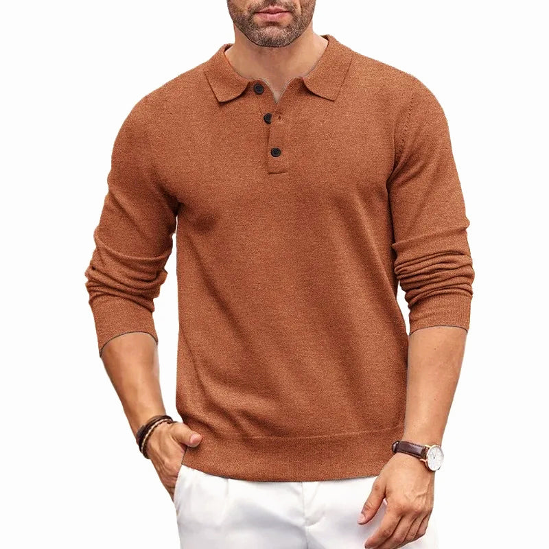Davide Costa Classic Charm Polo Sweater