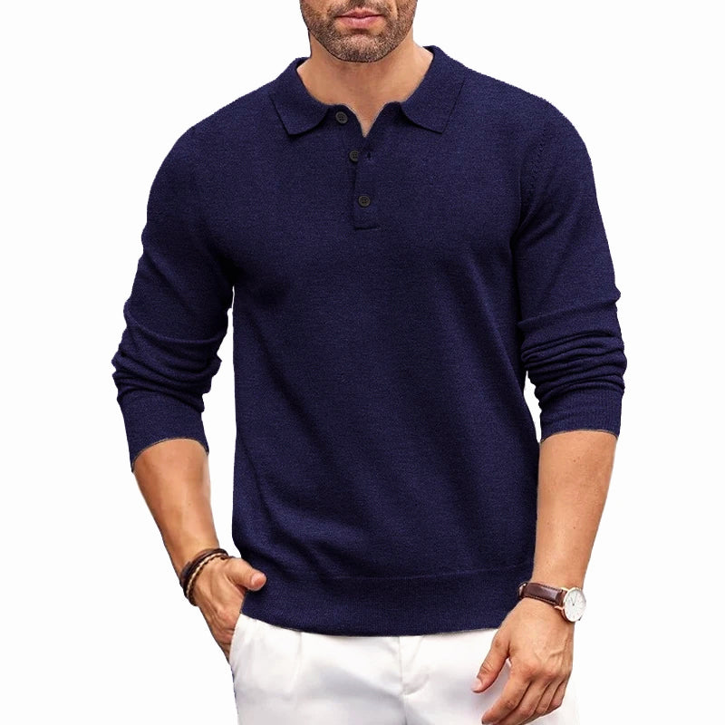Davide Costa Classic Charm Polo Sweater