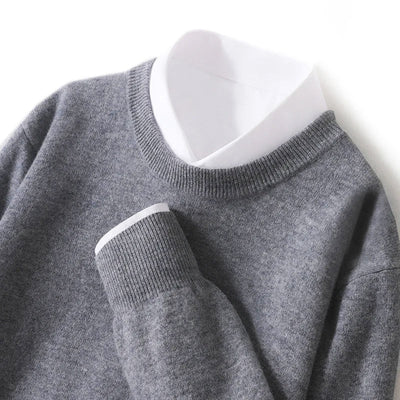 Davide Costa Woolen Crew Neck Sweater
