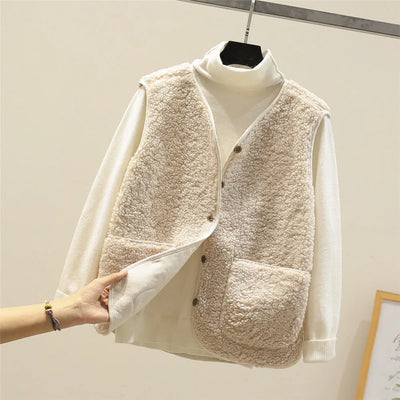 Colette - Elegant Fleece Layering Cardigan