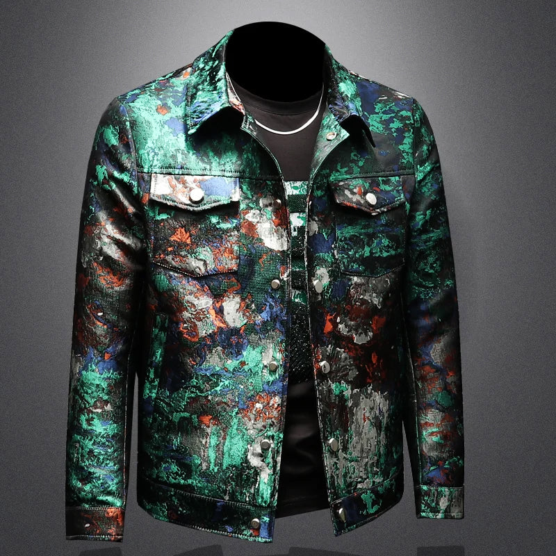 Marco De Luca Nocturne Verde Jacket