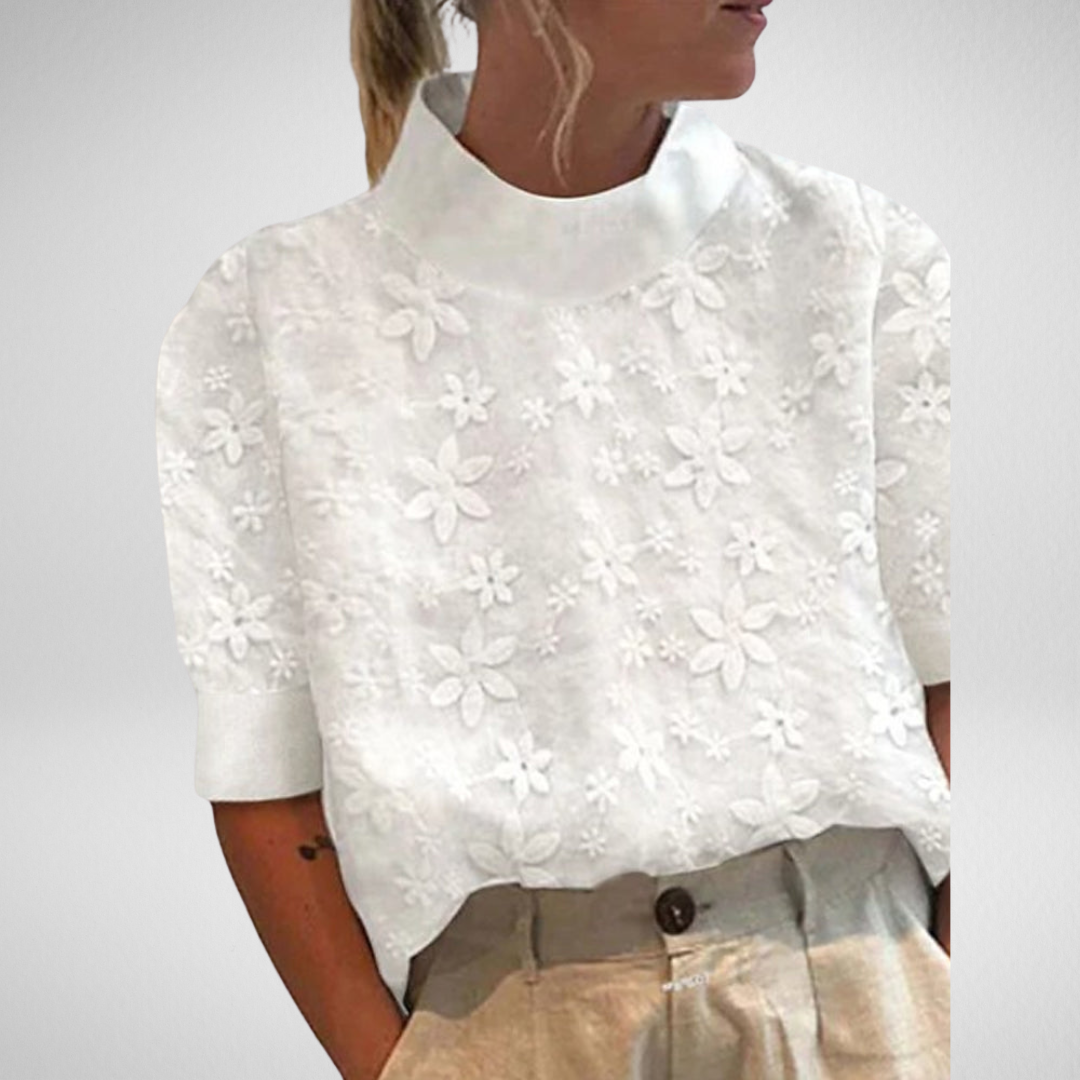 Elodie - Elegant Embroidered Blouse