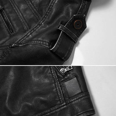 Onyx Biker Streetwear Leather Jacket