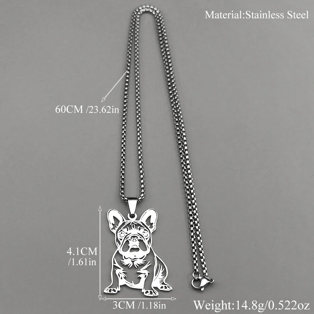 Bulldog - Charming Stainless Steel Necklace