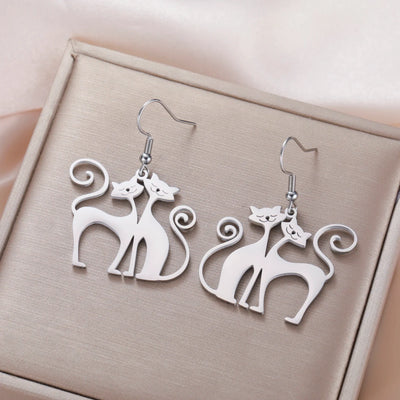 Kitty - Sassy Cat Lover Earrings