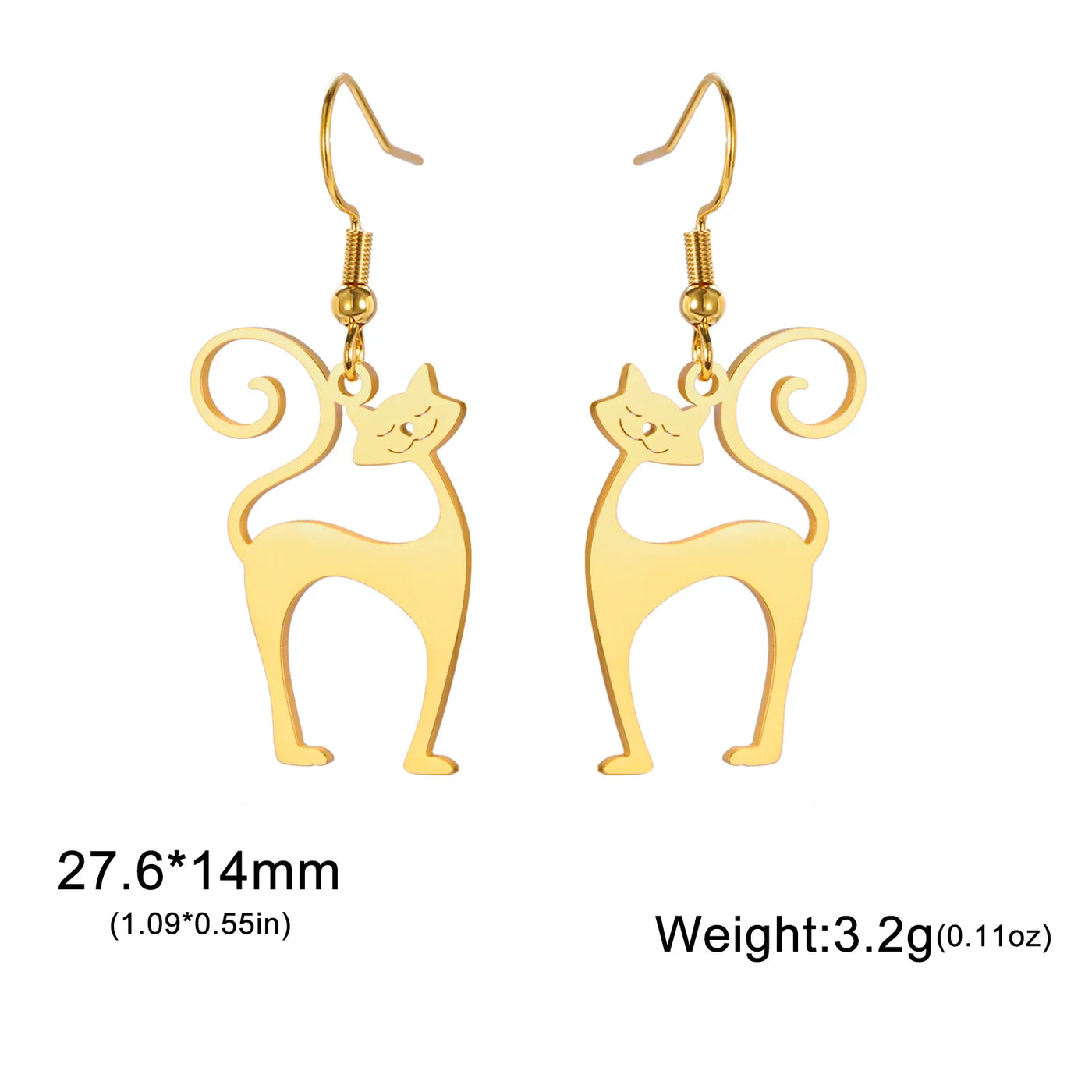 Kitty - Sassy Cat Lover Earrings