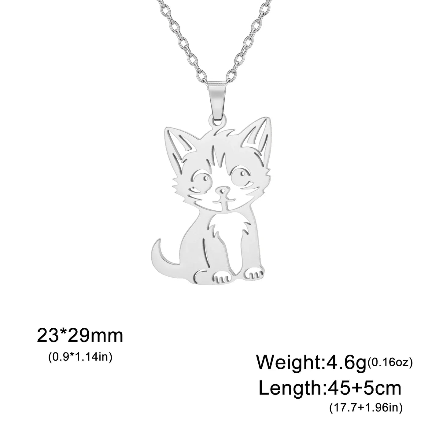 Kitty - Charming Stainless Steel Pendant